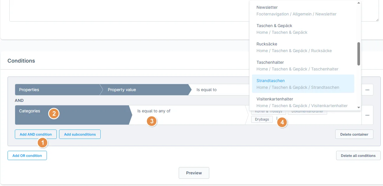 Product group example