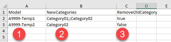 Example excel sheet